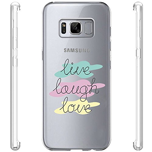 Qissy Carcasa Galaxy S8 Silicona Ultra Delgado de Estuche Carcasa Trasera para Suave Lindo Animales Panda Protective Case Cover para Samsung Galaxy S8 Plus  Samsung Galaxy S8  J 