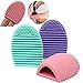makeup brush cleaner cosmetic cleaning silicon foundation tool glove