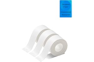 YCIUSE QUTIE Etichette Adesive, 15 mm x 4 m di Lunghezza/Rotolo, Etichette Autoadesive per Stampanti PRT QUTIE, HPRT H11, Makeid L1, D30, Senza RFID, Nome, Prezzo, Etichette Adesive per Scuola, Trasparente