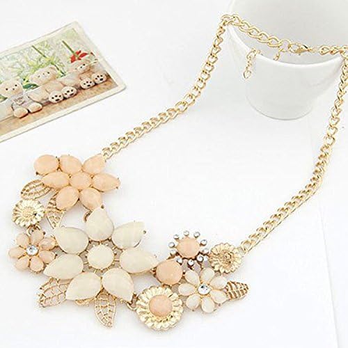 Honeysuck Bauhinia Flower Collarbone Short Necklace Geometric Jewelry Alloy Choker