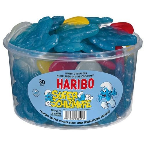 Haribo Super-Schlumpf Fruchtgummi (30 Stck.)
