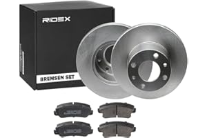 RIDEX 3405B0278 Kit dischi e pastiglie Assale anteriore senza viti/bulloni pieno