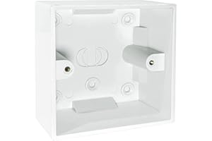 CYBER SALES Pattress Box 25MM, Back Box Mounting for Electrical Sockets