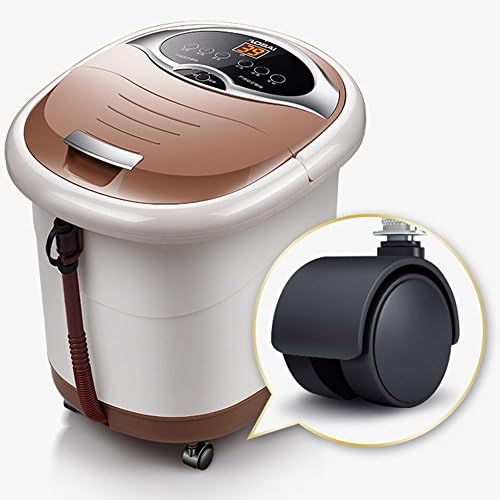 Spa massage Foot tub Automatic massage footbath Foot bath Foot bath barrel Electric massage heating basin Deep barrel 39 * 45cm Roller massager