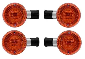 A2D Orginal Style OEM Bike Turn Inidicators Orange/Amber Light Set Of 4 For Royal Enfield Thunderbird 350 Old