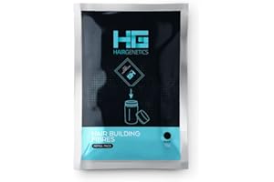 Hair Genetics Advanced Hair Building Fibres Large 50g Refill Pack (Black)