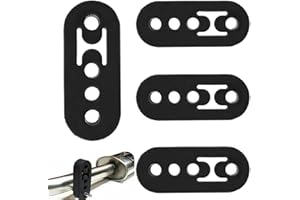 KALSEY 4 Pezzi Auto Staffa di Scarico, Veicolo Universale Tubo di Scarico, Gancio di Scarico per Auto, Scarico del Gas Staffe, Scarico del Gas Staffe di Montaggio in Gomma, per Tubo di Scarico