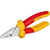 Bosch Professional VDE Crimping Pliers 180mm (1x Crimping Pliers 180mm)