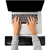 Aputue Klavye Bilek Desteği, Kaymaz PU Tabanlı, Ergonomik Yumuşak Memory K&ouml;p&uuml;k, Bilgisayar, Diz&uuml;st&uuml; Bilgisayar, Ofis ve Ev Ku