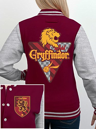 Giacca Varsity Ufficiale Harry Potter Tassorosso - Unisex Con Ricami, Taglie XS-2XL