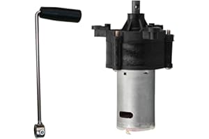 GLFLOW Generador de manivela de energía eólica con salida de 6V y 24V para uso práctico