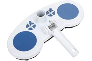 HAOFY Manual Pool Vacuum Head Attachment, Pool and Spa Vacuum Head Heavy Duty Pool Vacuum Head with Bristles For Inground Ground Pools