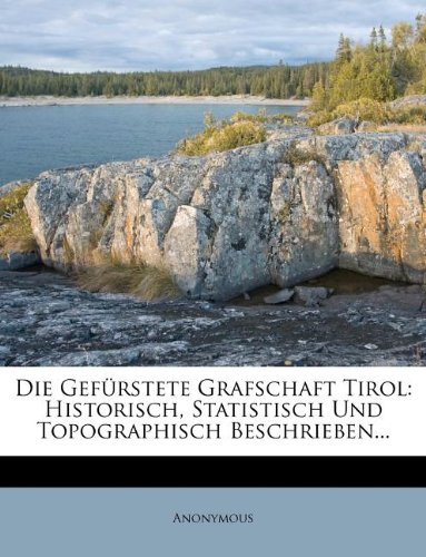 Die Gefürstete Grafschaft Tirol: Historisch, Statistisch Und Topographisch Beschrieben...