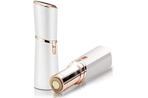 MOULEI LA Beauty™ Facial Hair Remover for Women, Painless Lady Shaver for Face Hair Removal, Great for Peach Fuzz, Chin, Upper Lip Hair, Battery Included with Built-in LED Light