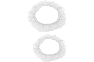 RTRTGS Housse Cage Oiseau, Nylon en Filet de Protection pour Cage Oiseaux Lavable, Housses Anti Graine pour Cages à Oiseaux, Jupe de Cage à Perroquet, Attrape Graine (Blanc,2pcs)