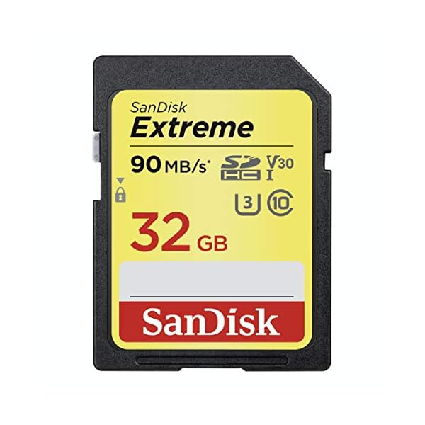 SanDisk Extreme 16GB SDHC UHS-I U3 memory card, up to 90MB/s read