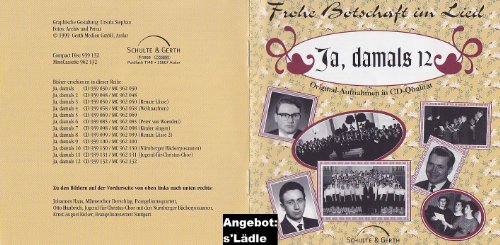Preisvergleich Produktbild Ja, damals 12 - Frohe Botschaft im Lied