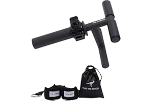 The Tib Bros Tib Bar & Reverse Squat Strap Bundle- Tibialis Anterior Knees over Toes 2" - Collar Provided