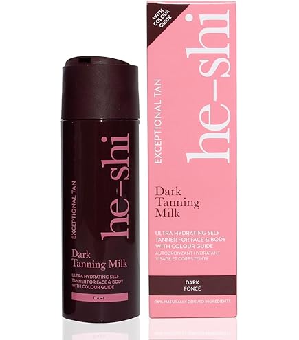 He-Shi Self Tan Express Instant Fake Tan Liquid – Dark Natural