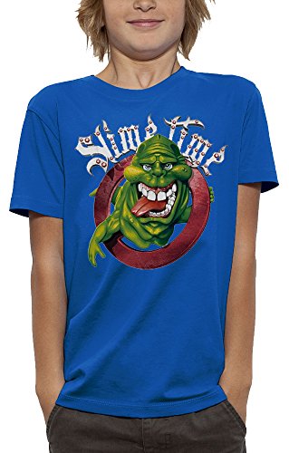 PIXEL EVOLUTION Camiseta Ghostbusters LOS Cazafantasmas Niño - tamaño 5/6 años - Royal Blue