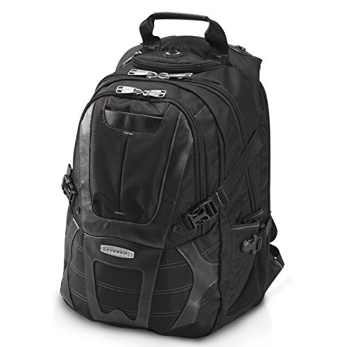 Everki Concept – Premium Laptop Rucksack für Notebooks bis 17,3 Zoll (43,9 cm) mit patentiertem Ecken–Schutz–System, Brillen-Hartschalenfach und weiteren hochwertigen Funktionen, Schwarz - 3