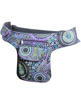 Kunst und Magie Goa Schulter / Bauchtasche Gürteltasche Bauchgurt Hippie Psy