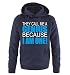 Produktbild Comedy Shirts - THE BIG BANG THEORY - THEY CALL ME A GENIUS BECAUSE I AM ONE! Herren Hoodie in Navy / Weiss-Blau Gr. XXL
