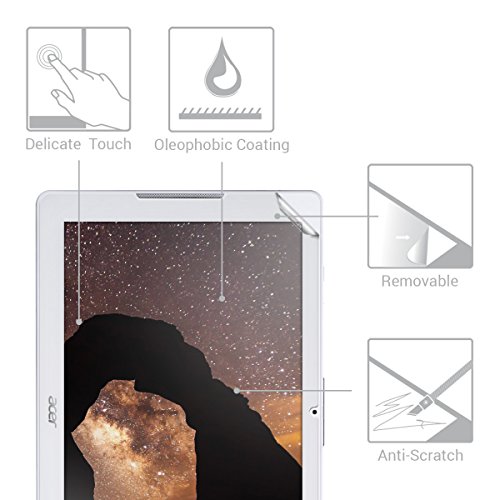 2x kwmobile Folie matt für Acer Iconia One 10 (B3-A30) Displayschutzfolie – Schutzfolie Anti-Fingerabdruck Displayschutz Displayfolie entspiegelt - 2