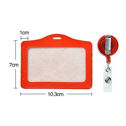 Carrete Retr ctil de Insignia con Fundas de Soporte de Tarjeta ID para Tarjetas y Llaves 8 Piezas Carrete Retr ctil de Insignia con Fundas de Soporte de Tarjeta ID para Tarjetas y Llaves 8 Piezas