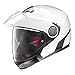 Produktbild Nolan N40 FULL CLASSIC PLUS N-COM Modularhelm - metall weiss Größe S