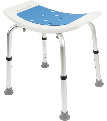 Vivamore Douchekruk - Antislip Douchestoel - In Hoogte Verstelbaar - Max. 150 KG