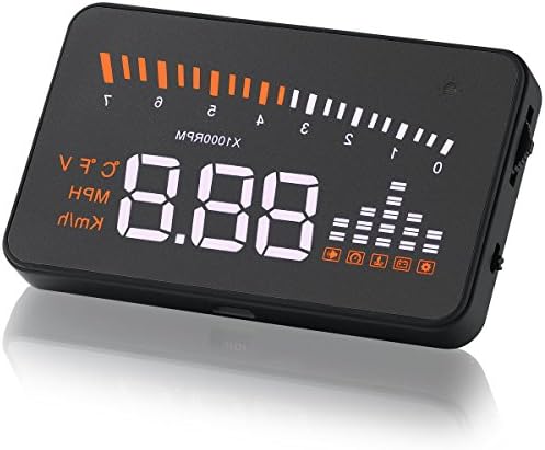 YGY Automatic Adaptation Car Models Car HUD Projector Head Up Display System OBD II Fuel Overspeed Warning Speedometer