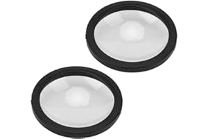 Topiky 2 STÜCKE Objektiv Schutzhülle für GoPro Max, Acryl Wasserdicht Staubdicht Anti-Öl-Schutz Objektiv Schutzhülle Fotografie für GoPro Max Sports Actio Kamera