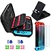 Produktbild Jusoney Zubehör Kit für Nintendo Switch,inkusive Nintendo Switch tragbare Tasche/Switch Ständer / 2 Switch Displayschutzfolie, Tragetasche für Nintendo Switch mit Platz für 20 Spiele