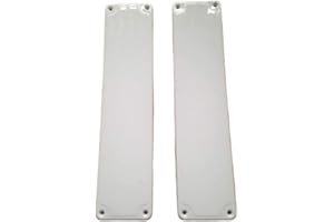 REMI TOOLS(R) 12 REMI Tools LTD White Door Finger Push Plates