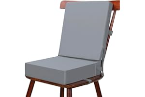 AQASH Rehausseur de chaise pour enfant pour la table - 2 rehausseurs de siège avec différentes hauteurs pour manger, PU imperméable, facile à nettoyer avec dessous antidérapant, sangles de sécurité
