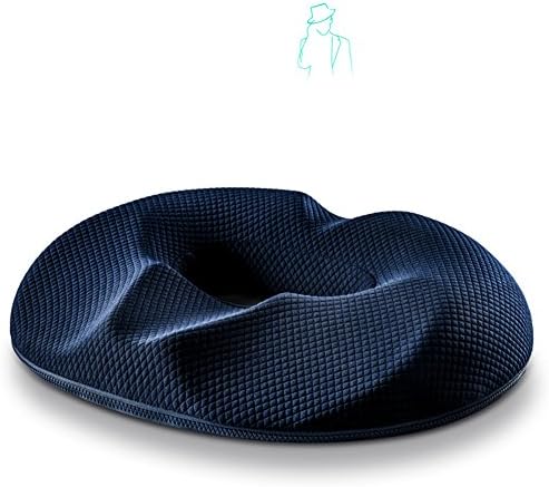 HGCY Anti-Decubitus Seat Cushion Correct The Sitting Posture Breathable Comfort For Men Lower Back Tailbone Sciatica Pain Relief And Hip Shaping,A