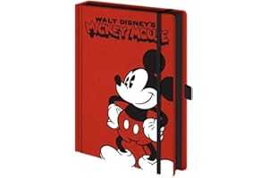 Mickey Mouse (Pose) A5 Premium Notebook