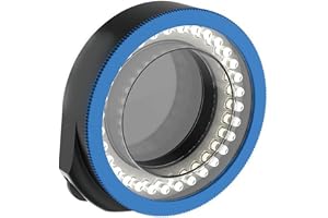 32 LED mikroskop lampa för källa, justerbar polarisering för mikroskop belysning elektronik inspektion