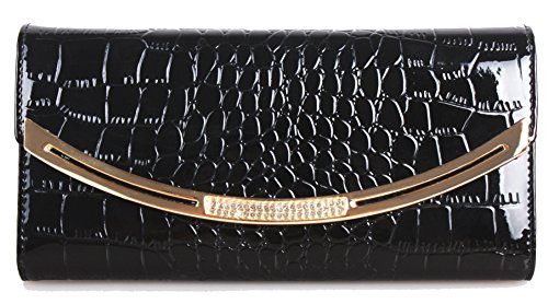 Greeniris - Cartera para mujer Mujer Negro negro