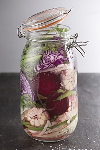 Kilner Gärung Set für Sauerkraut/Kimchi/Pickles, transparent - 5