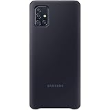 Samsung A51 - Carcasa de silicona, color Negro