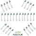 Produktbild 28 stk (7x 4) Sohv® Zahnbürste geht Ersatz Kompatibel mit Oral-B Floss Aktion EB25-4/SB-25A,Komplett kompatibel mit den folgenden Griffen elektrischer Zahnbürsten : Vitality Precision Clean, Vitality Floss Action, Vitality Sensitive, Vitality Pro White, Vitality Dual Clean, Vitality White and Clean, Professional Care, Triumph, Advance Power, TriZone, Smart Serie.