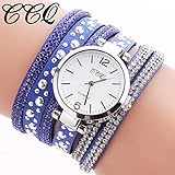 TianWlio Armbanduhren Damen Mode Frauen Art und Weise Beiläufige Analoge Quarz Frauen Rhinestone Uhr Armband Uhr