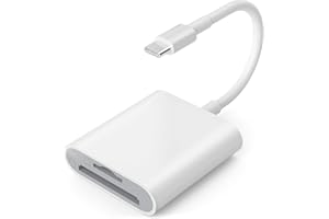 FANOYO Lector de Tarjetas SD USB C, Adaptador Tarjeta SD 2 en 1 Compatible con MacBook Air Pro M1, iPad Pro Air 2020/2021, iPad Mini 6, Galaxy S20/S21, Xiaomi Redmi
