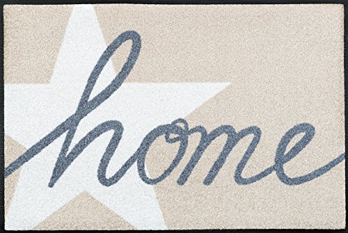 wash + dry 068686 Fußmatte Home Star, 50 x 75 cm
