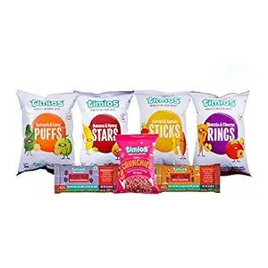 Timios Weekly Snack Pack | Snack Packs for School | Healthy Snack Packs for Kids