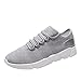 Produktbild Turnschuhe Weiß Herren, Sonnena Männer Low-Top Lace up Laufschuhe Farbe Kreuz Gebunden Streifen Sportschuhe Rutschfeste Freizeitschuhe Outdoor Joggingschuhe Shoes Sneaker Schuhe