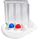 UPS Triflo Respiratory Exercise Device Breathable Exercise Equipment 3 Ball Triflo
