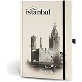 Le Color Eski İstanbul journal &Ccedil;izgili Lastikli Kız Kulesi